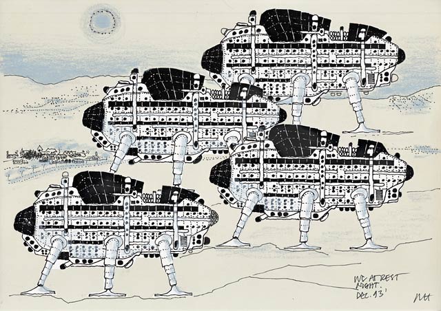 Антидизайн. Проект шагающего города